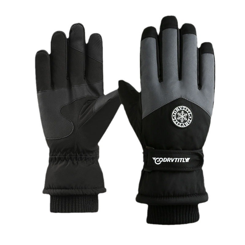 jongen Jongen Herfst Winter Ski Mannen Vrouwen Koppels Fietsen Sport Fleece Gevoerd Verdikt Winddicht Waterdicht Koudebestendig Touchscreen_voghion.com