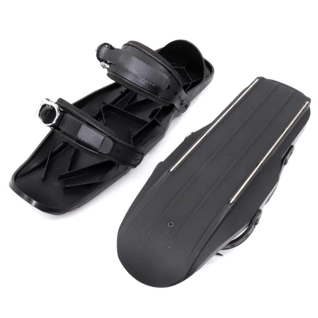 Zees First Generation Outdoor Sports Ski Skates Mini SkiSkates Double Snowboard Shoes Adjustable Snow Sled Board_voghion.com