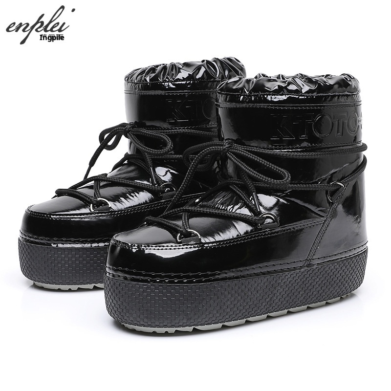 Zees Y024 Cross-Border Export To Europe, America, And Russia 2025 New Winter Moon Mid-Calf Waterproof Women's Space Boots_voghion.com