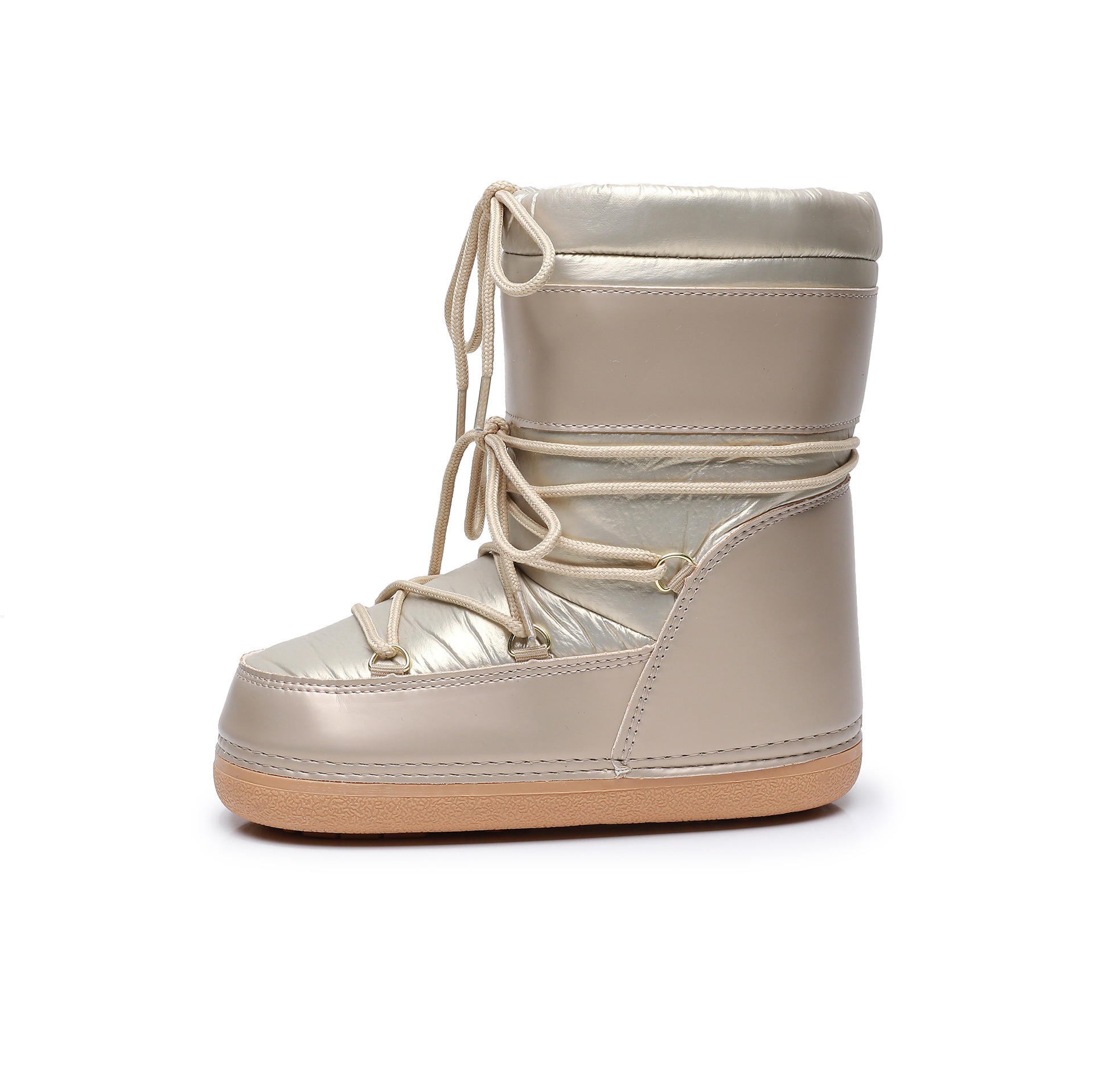 Zees Y029 Basic Waterproof Non-Slip Fabric Space 2025 New Short Thickened Warm Snow Boots Exported To Europe_voghion.com