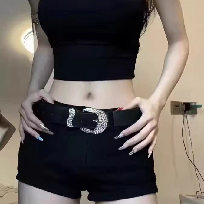 ChicShe American Style Spicy Girl Low Waist Tight Elastic Denim Ultra Shorts Women Summer New Slim Fit Slimming Wide Leg_ecoleips.com