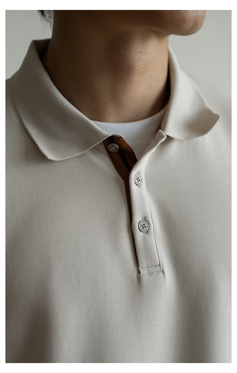 ragazzo Ragazzo Vecchio Stile Italiano in Cotone Tridimensionale con Strato d'Aria Leggero e Caldo Polo da Uomo Autunno e Inverno 2025_voghion.com