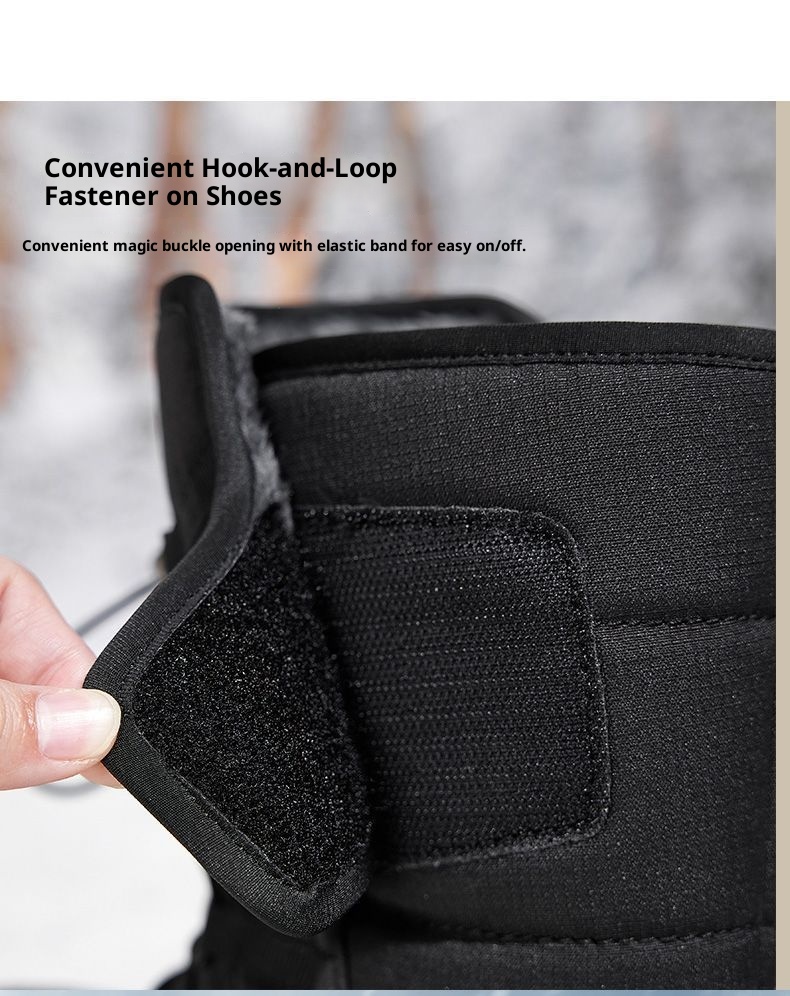 Zees Northeast Winter Boots For Women, Waterproof, Non-Slip, Warm, Fleece-Lined, Thickened, Outdoor Hiking, Snow Country_voghion.com