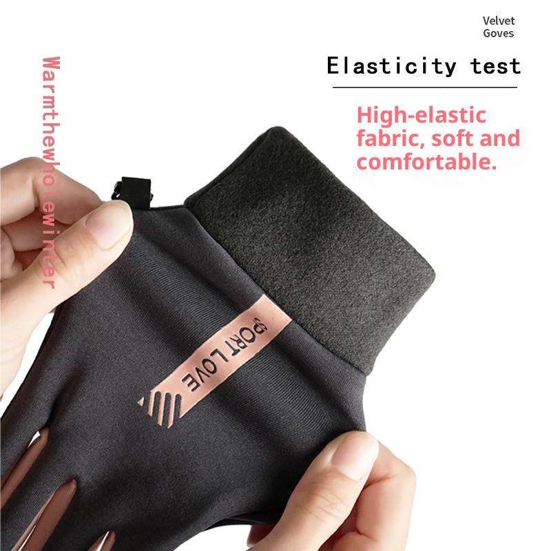 ragazzo Ragazzo Invernale Uomo e Donna, Foderato in Pile, Antivento, Resistente al Freddo, Touchscreen, Antiscivolo, Per Equitazione, Guida, Esterno_voghion.com