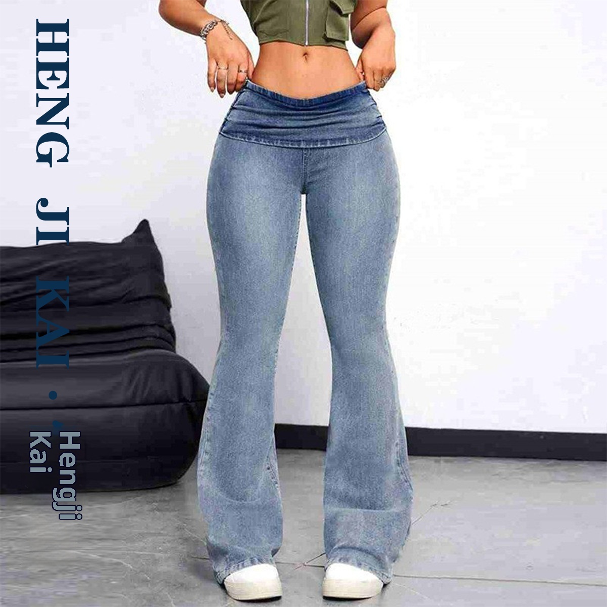 ChicShe Cross-Border European And American Sexy Peach Butt Jeans For Women, Tight Elastic Long Pants, Slimming Hip-Lifting_voghion.com