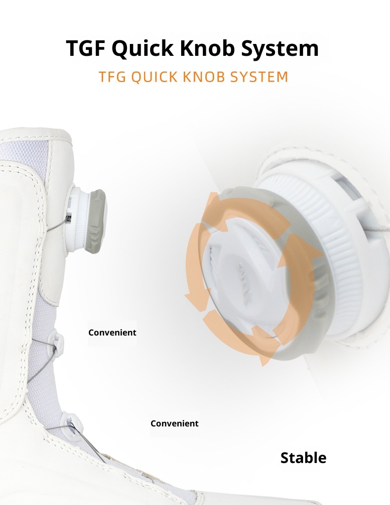 Zees GREAT URUS Snowboarding Shoes Quick Wear Ski Boots For Men And Women Park Carving Freestyle All-around Waterproof Warm_voghion.com