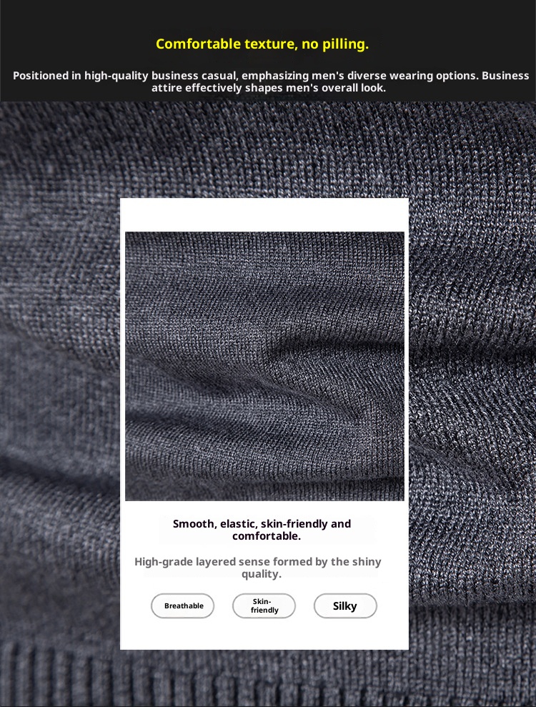 boy Boy Boy Boy Men's Knitted Vest V-Neck Sleeveless Sweater Spring Autumn New Fashion Casual Base Layer_voghion.com