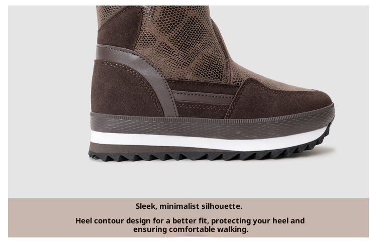 Zees Winter Nieuwe Modetrend Verdikte Sneeuwbestendige Antislip Warme Ski Lichtgewicht Halfhoge Katoenen Schoenen Dames Sneeuwlaarzen_voghion.com