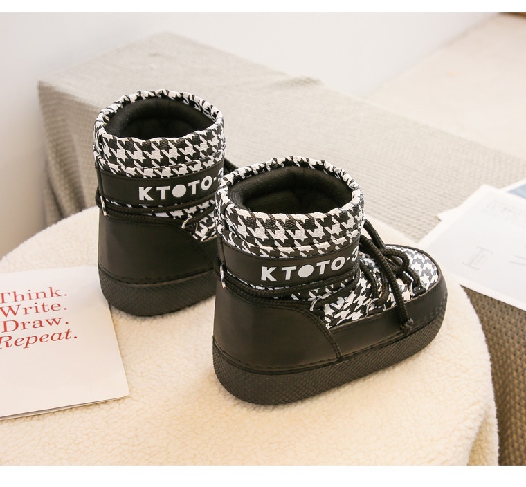 Zees 2025 Same Style Exported To Russia Winter Ski Short Snow Waterproof Thick Sole Northeast Moon Boots_voghion.com