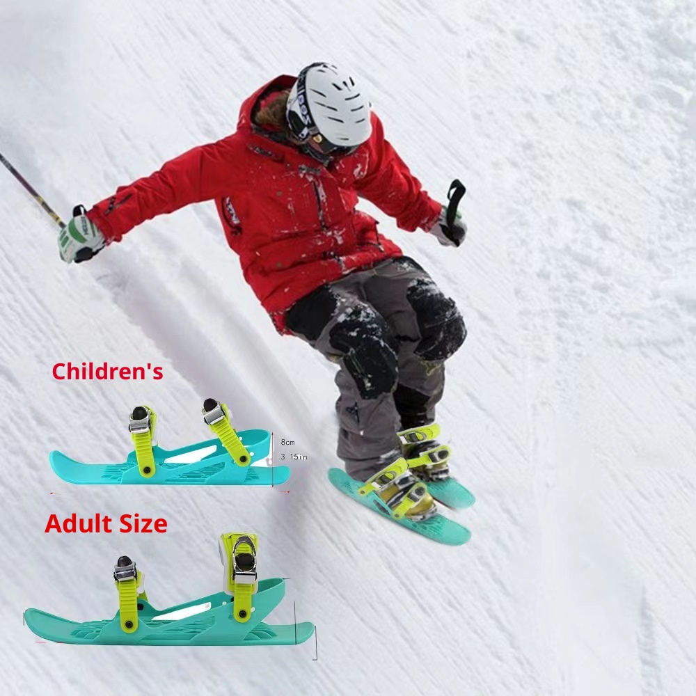 Zees Cross-Border Sports Winter Outdoor Snowboard Shoes Snow Boots Mini Wearable Parent-Child Skiing Artifact_voghion.com