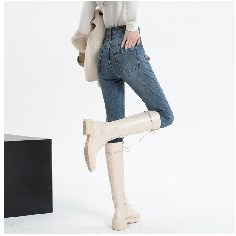 ChicShe Skinny Jeans Women 2025 Winter New High Waist Slimming Stretch Pencil Pants For Petite Spring And Autumn_voghion.com