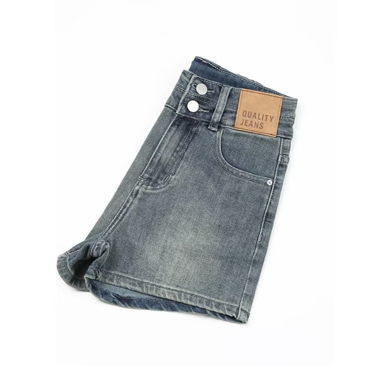 ChicShe Amerikaanse Retro Distressed High-Waisted Jeans voor Dames Zomermeisjes Chic Slim Fit Hotpants Ins Trendy Shorts_voghion.com