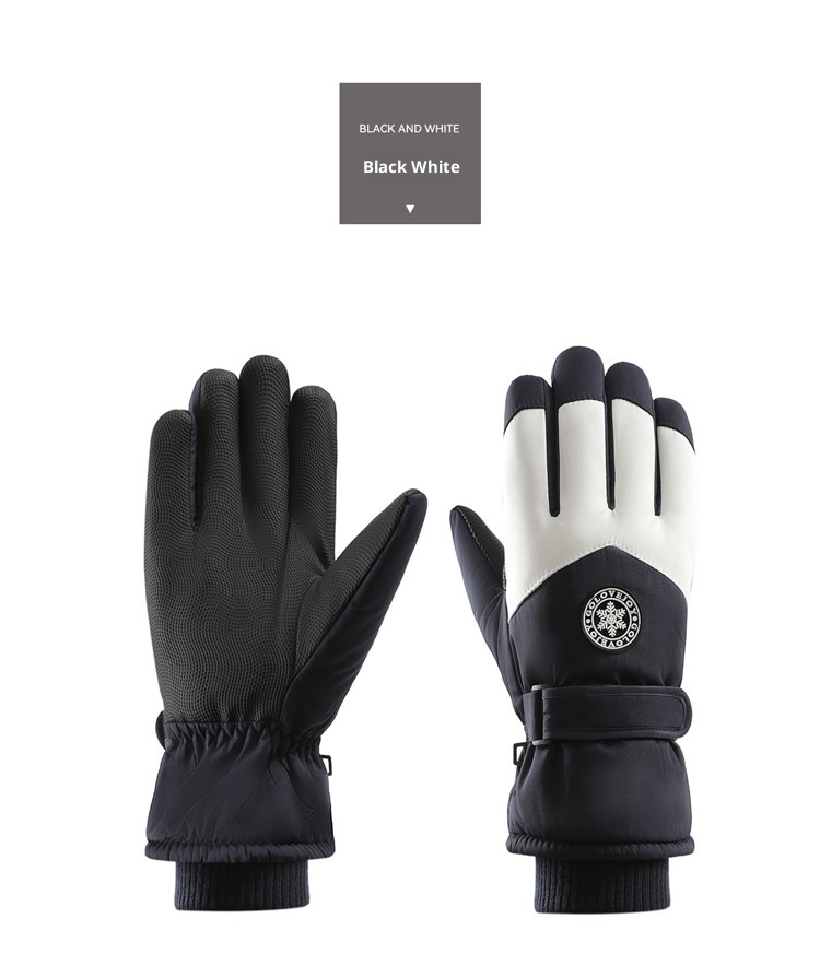boy Boy Women's Ski Cycling Men's Touchscreen Cold-Proof Winter Warm Gloves Electric Bike Fleece-Lined_voghion.com