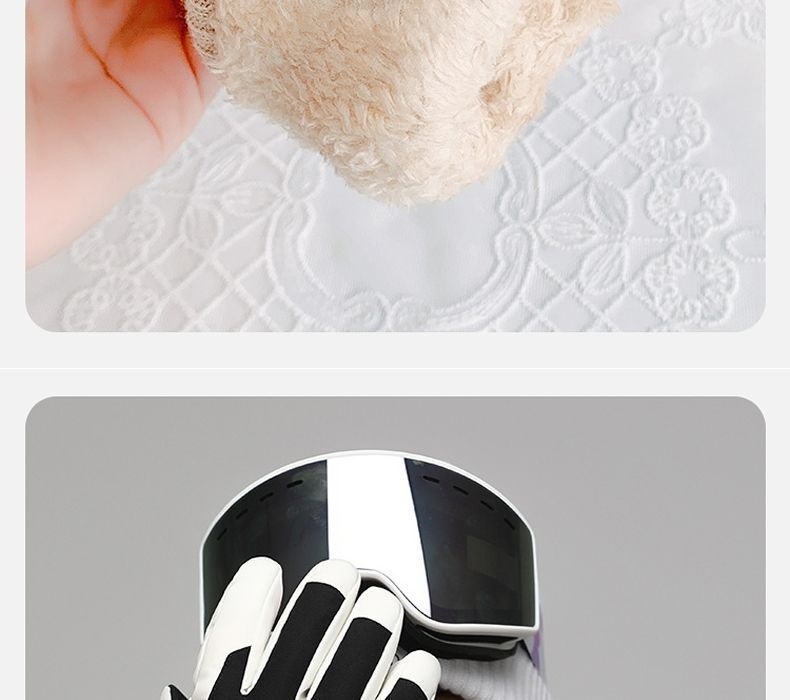 Damen-Winterhandschuhe 2024, neu, fleecegefüttert, dick, warm, kältebeständig, Touchscreen-kompatibel, winddicht, für Herren, E-Bike, Skifahren_voghion.com