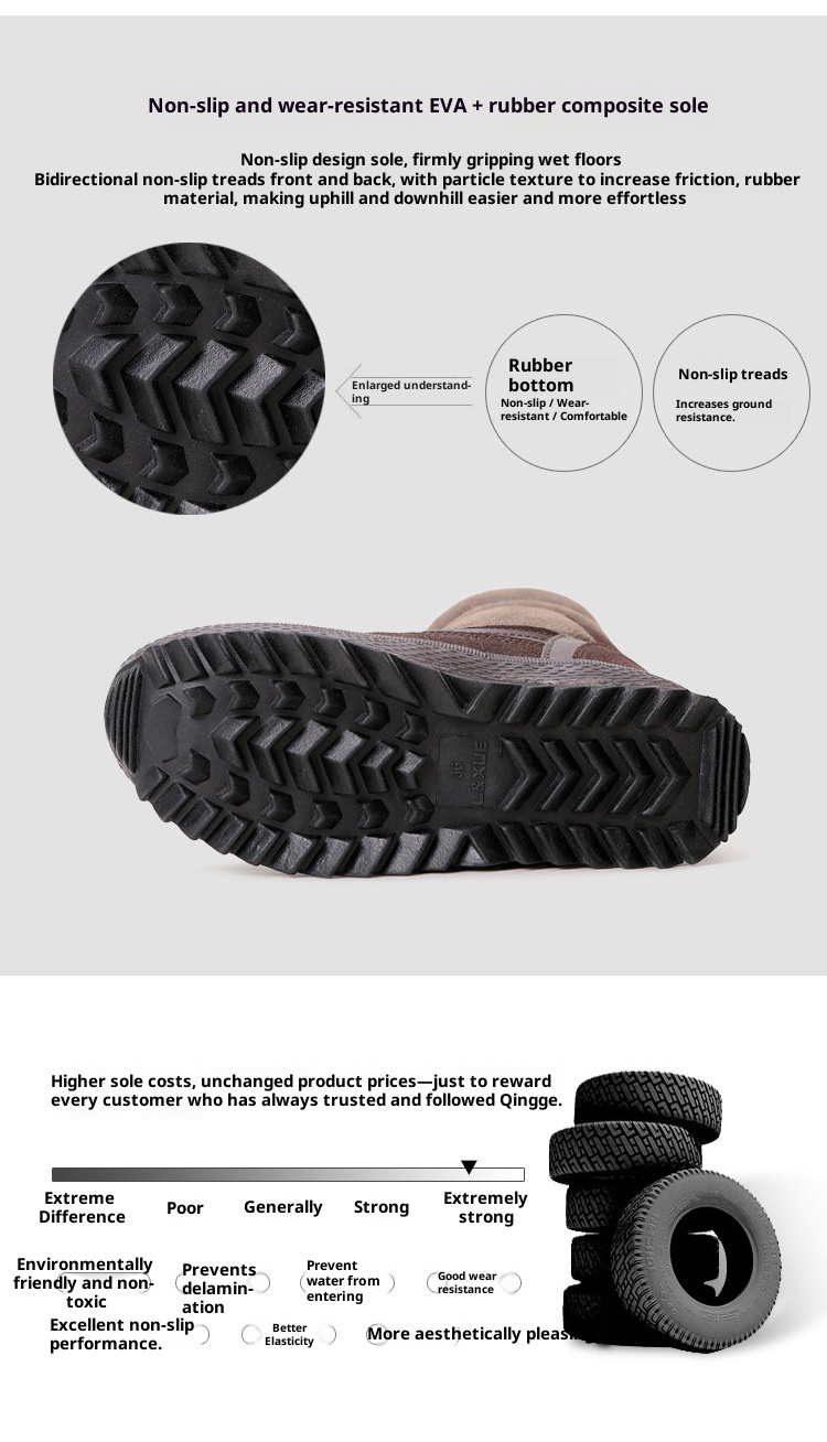 Zees Winter Nieuwe Modetrend Verdikte Sneeuwbestendige Antislip Warme Ski Lichtgewicht Halfhoge Katoenen Schoenen Dames Sneeuwlaarzen_voghion.com