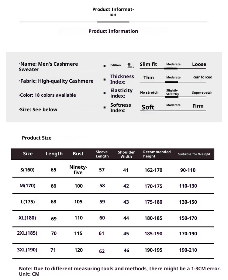 boy Boy Boy Boy Autumn Winter New Cashmere Round Neck Inner Layer Base Shirt Loose Business Casual Wool Men's Thickened Sweater_voghion.com