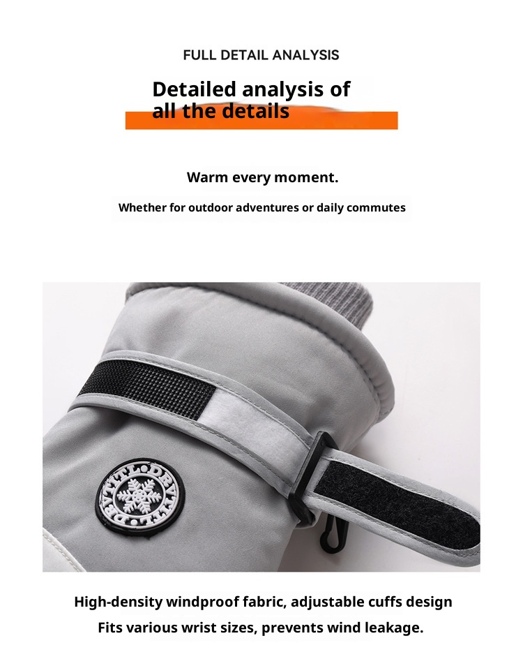 boy Boy Women's Ski Cycling Men's Touchscreen Cold-Proof Winter Warm Gloves Electric Bike Fleece-Lined_voghion.com