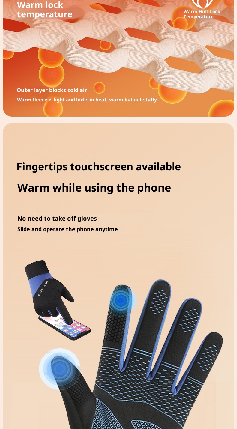 boy Boy Autumn Winter Ski For Men And Women, Outdoor Cycling Sports Fashion, Warm Fleece-lined, Windproof, Waterproof,_voghion.com