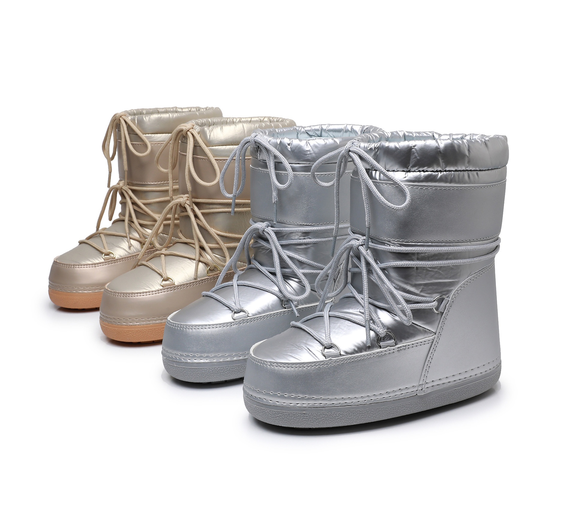 Zees Y029 Basic Waterproof Non-Slip Fabric Space 2025 New Short Thickened Warm Snow Boots Exported To Europe_voghion.com