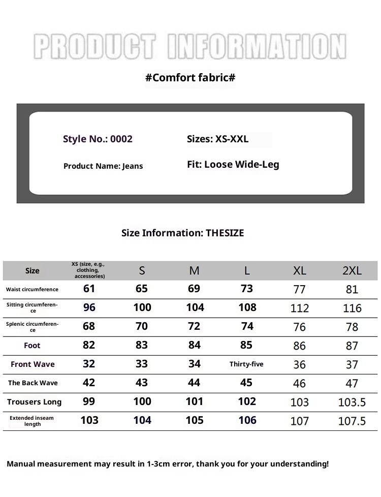 ChicShe ChicShe 2025 European American Cross-Border Street Style Black And Gray Wide-Leg Sweeping Pants Large Cuff Frayed Hem Jeans_voghion.com