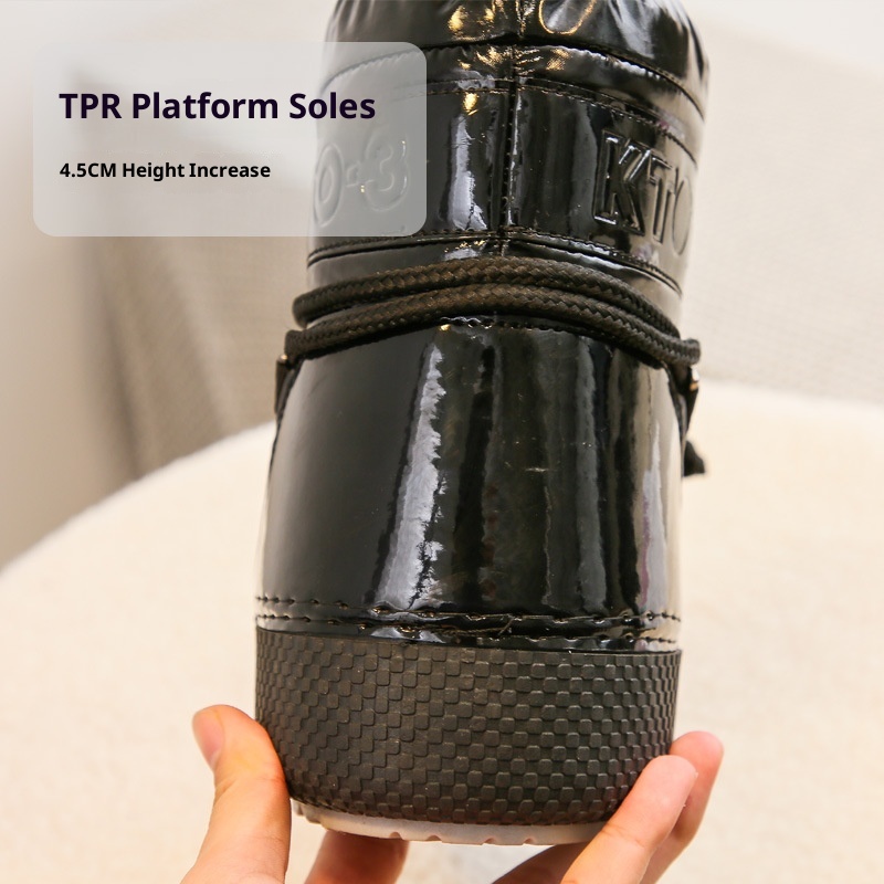 Zees 2025 Same Style Exported To Russia Winter Ski Short Snow Waterproof Thick Sole Northeast Moon Boots_voghion.com