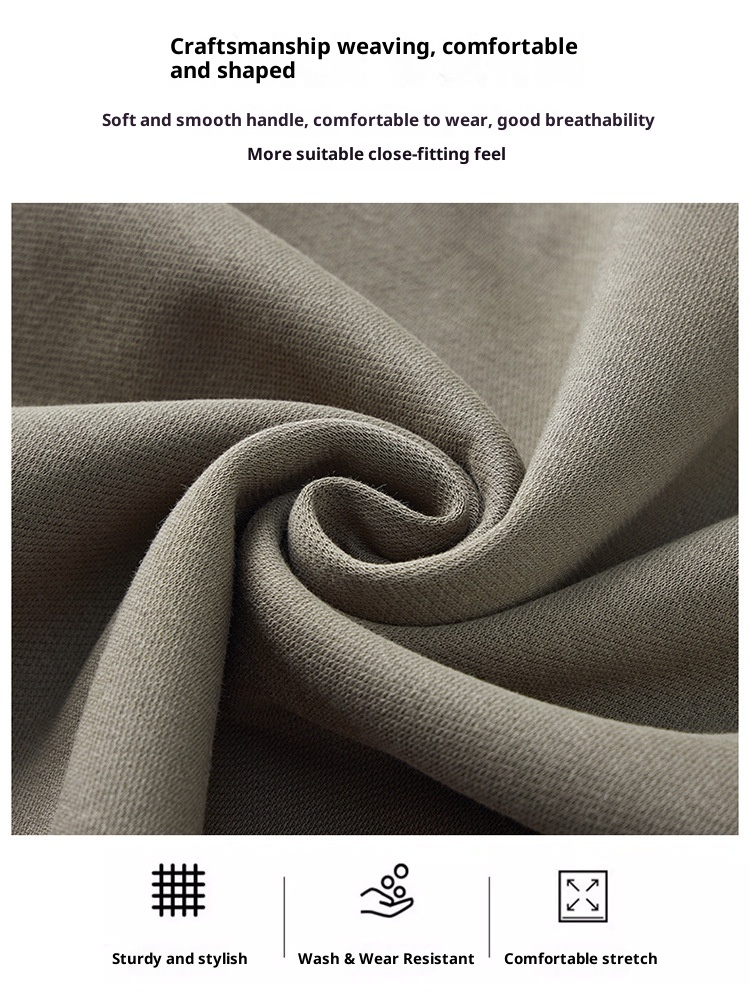 boy Boy 2024 Spring And New American Style Trendy Brand Sweatshirt Men's Turn-Down Collar Autumn Heavyweight High Street Polo_voghion.com