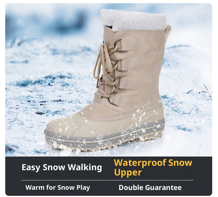 Zees Cro-Border Duck Hunting For Women, Adult Warm Snow Waterproof Outdoor Mid-Calf Boot, Export Trade To Ruia, Ski_voghion.com