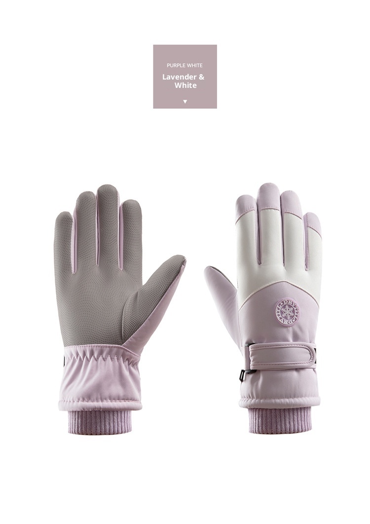 boy Boy Women's Ski Cycling Men's Touchscreen Cold-Proof Winter Warm Gloves Electric Bike Fleece-Lined_voghion.com