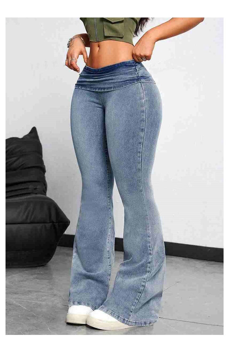 ChicShe Cross-Border European And American Sexy Peach Butt Jeans For Women, Tight Elastic Long Pants, Slimming Hip-Lifting_voghion.com