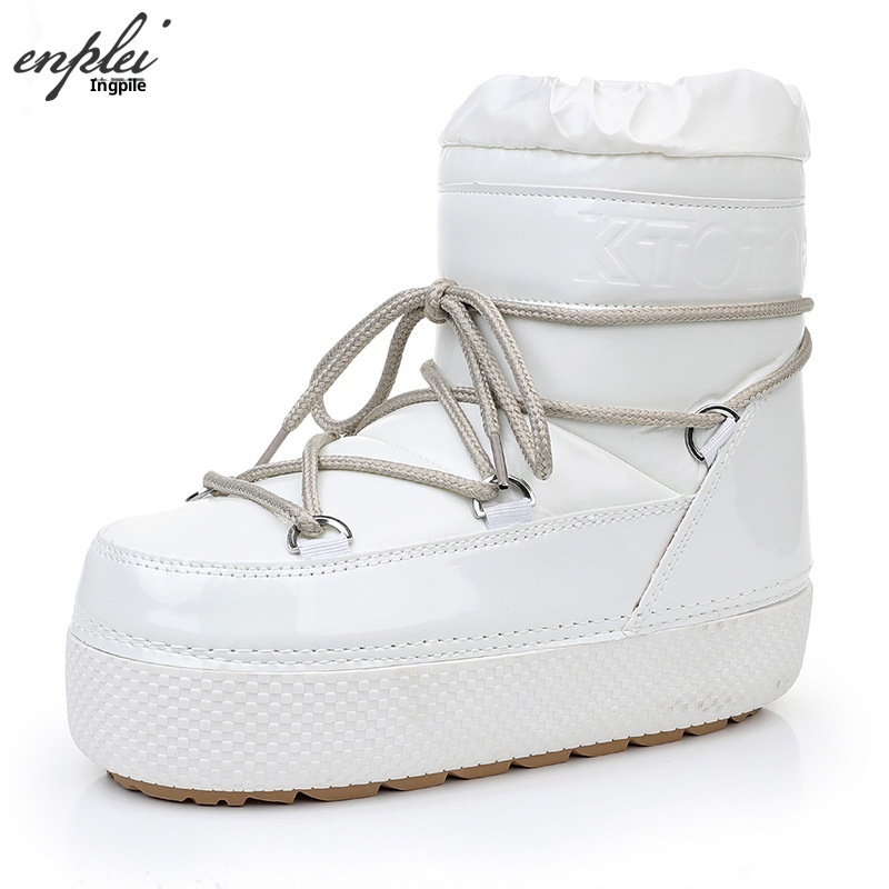 Zees Y024 Cross-Border Export To Europe, America, And Russia 2025 New Winter Moon Mid-Calf Waterproof Women's Space Boots_voghion.com
