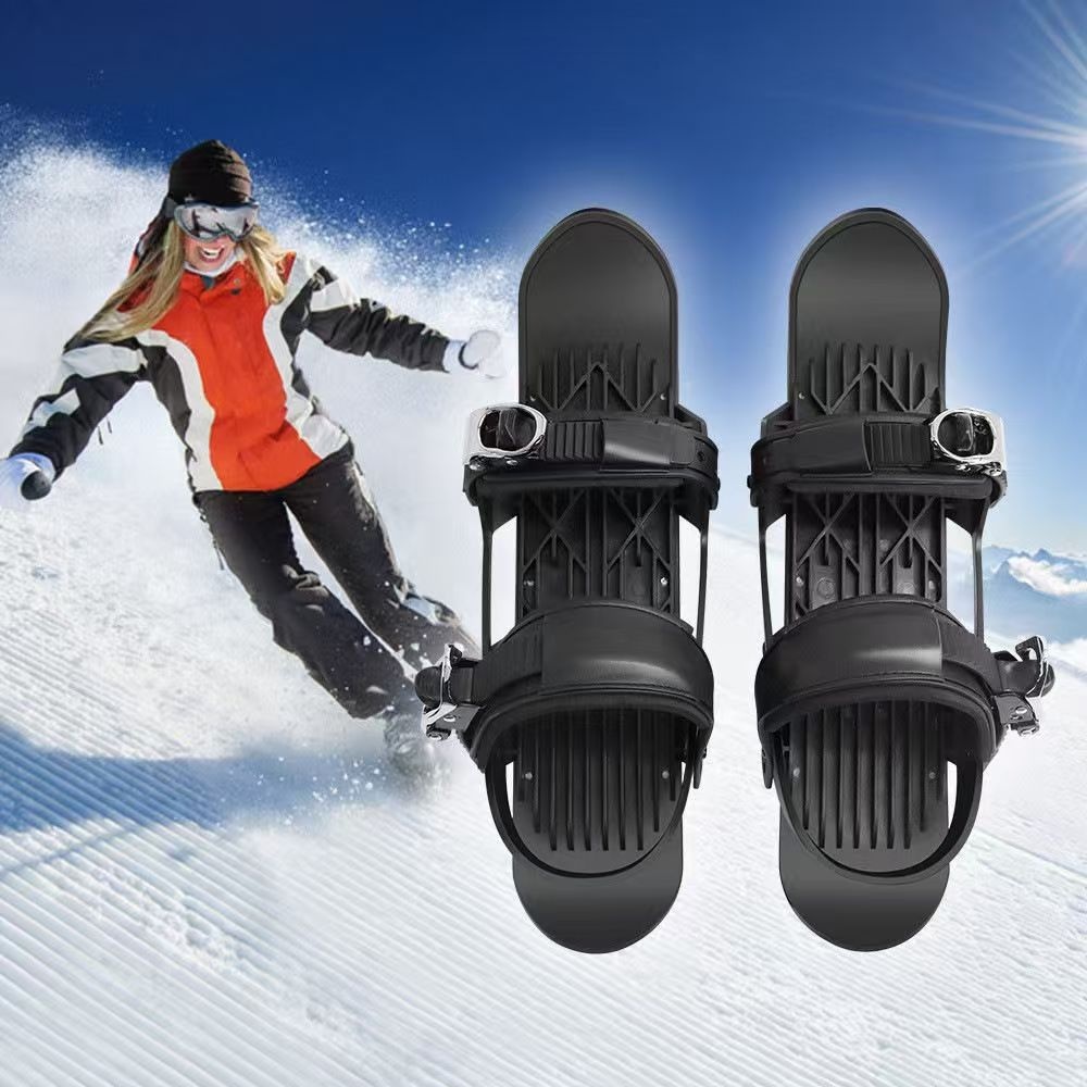 Zees Cross-Border Sports Winter Outdoor Snowboard Shoes Snow Boots Mini Wearable Parent-Child Skiing Artifact_voghion.com