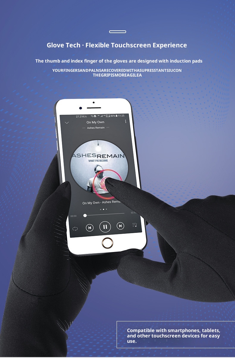 boy Boy Winte Wam Fo Men Outdoo Electic Motocycle Riding Spots Cold-Poof Touchsceen Non-Slip Ski Gloves With Inne_voghion.com