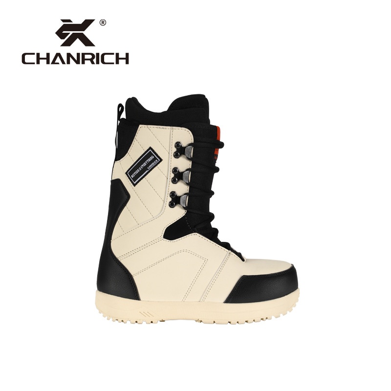 Zees CHANRICH Snowboardlaarzen Traditionele veterschoenen Antislip Warm Schokabsorptie Heren en Dames Waterdicht Trendy_voghion.com