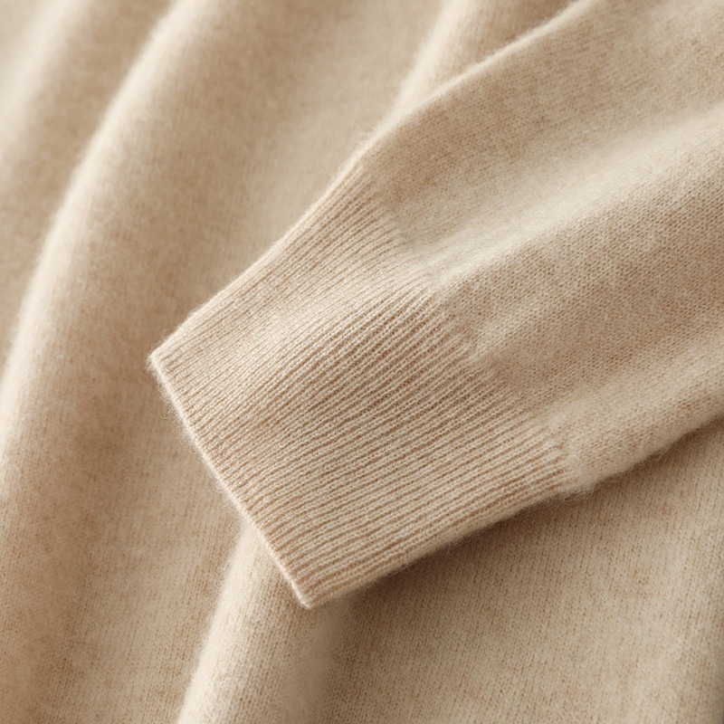 boy Boy Boy Boy Autumn Winter New Cashmere Round Neck Inner Layer Base Shirt Loose Business Casual Wool Men's Thickened Sweater_voghion.com