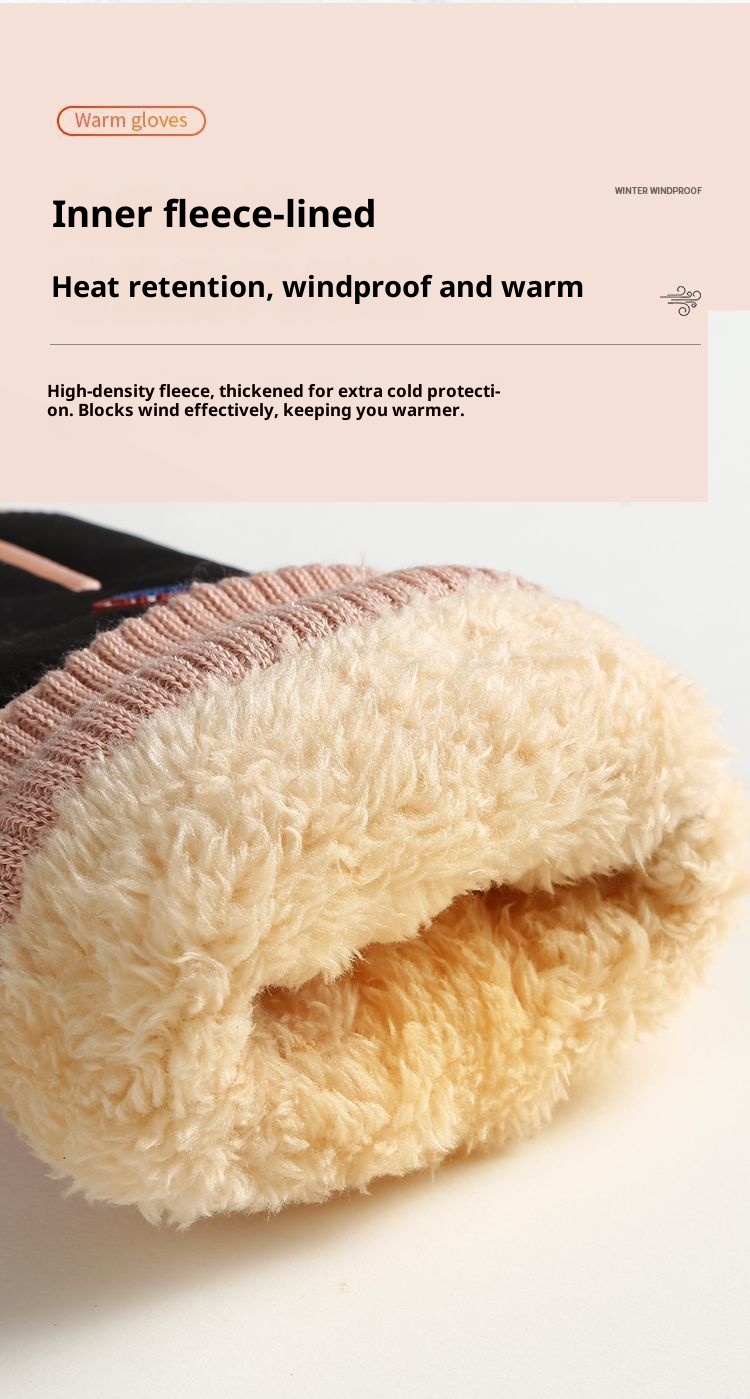 Boy Winterski für Damen und Herren, Touchscreen, warm, wasserdicht, kältebeständig, fleecegefüttert, dick gefüttert, winddicht, Outdoor_voghion.com