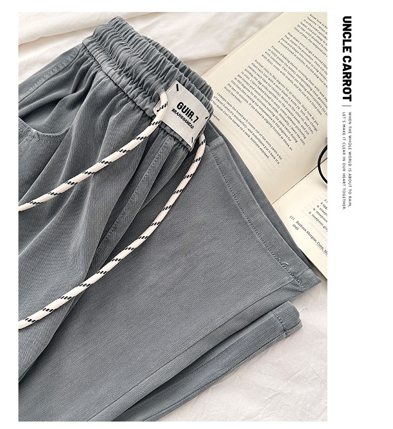 Jean ChicShe Tencel pour femme, été 2025, coupe fine, taille S, drapé, taille élastique, jambes larges, effet soie glacée._voghion.com