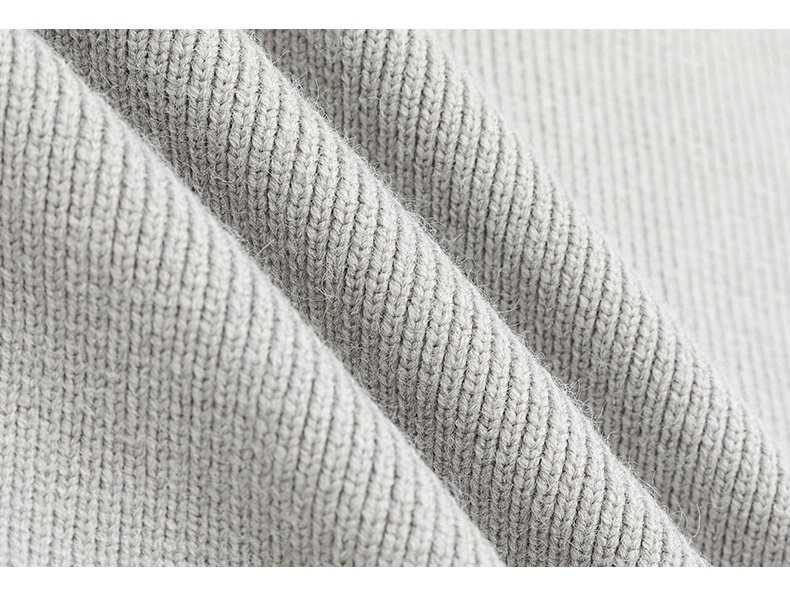 boy Boy Boy Boy Japanese Style Solid Color Heavyweight Zipper Cardigan Knitwear Versatile Casual Autumn Winter Light Sweater_voghion.com