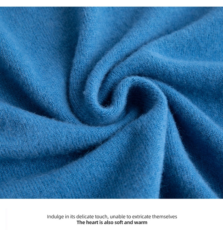 ragazzo Ragazzo Ragazzo Ragazzo Felpa in Maglia Autunno Inverno Largo Uomo Collo Base 2023 Tinta Unita Cashme Ispessito Scollo a V Manica Lunga Slim_voghion.com