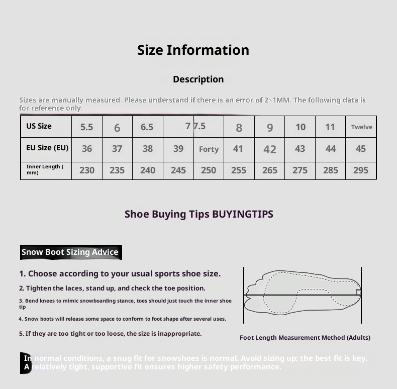 Zees CHANRICH Doppelschnallen-Snowboardschuhe Schnellverschluss für Damen und Herren, Allround-Snowboardschuhe zum Carven, Sliden, Flat-Flow-Snowboards und Freestyle-Ski_voghion.com