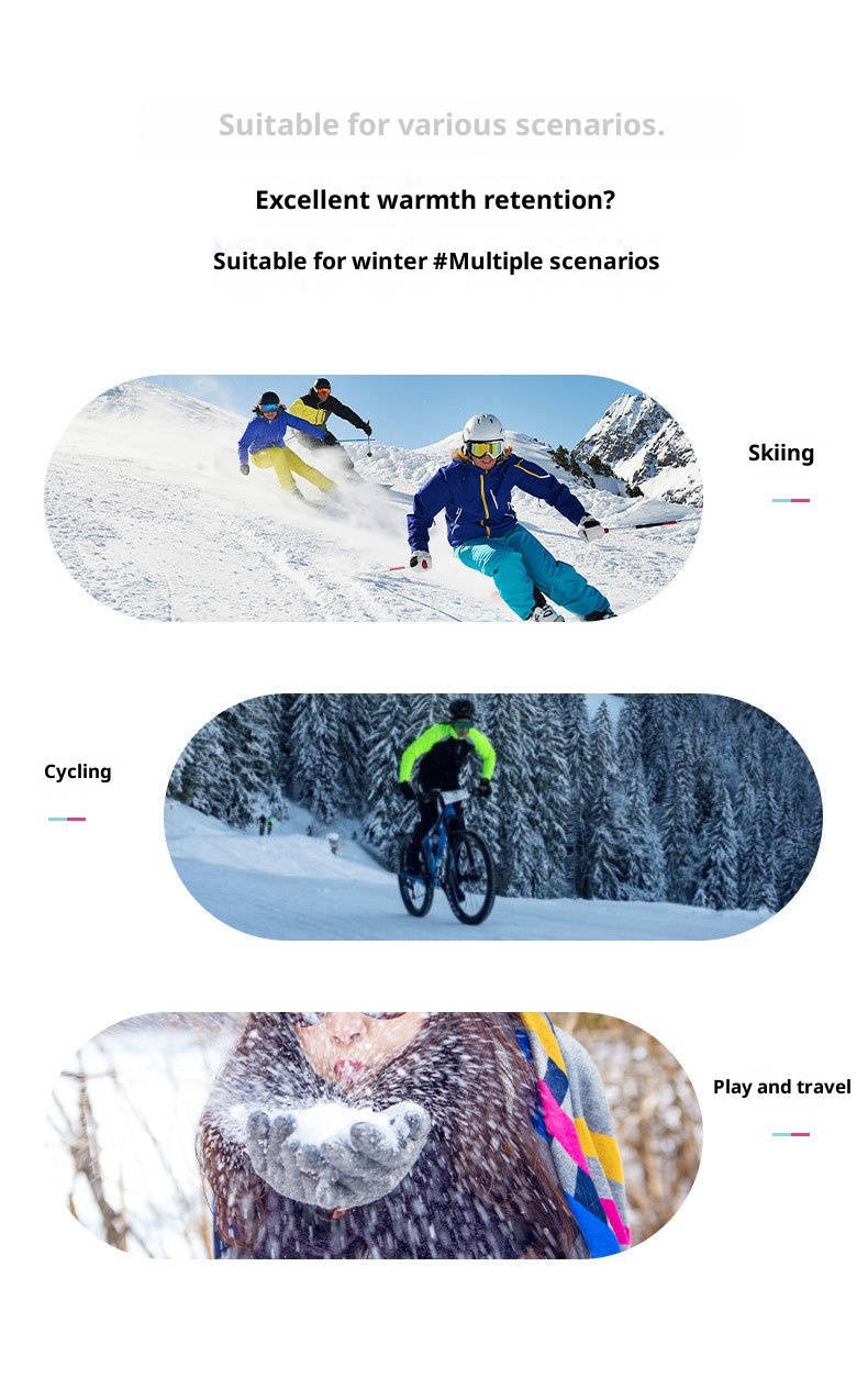 jongen Jongen Herfst Winter Ski Mannen Vrouwen Koppels Fietsen Sport Fleece Gevoerd Verdikt Winddicht Waterdicht Koudebestendig Touchscreen_voghion.com