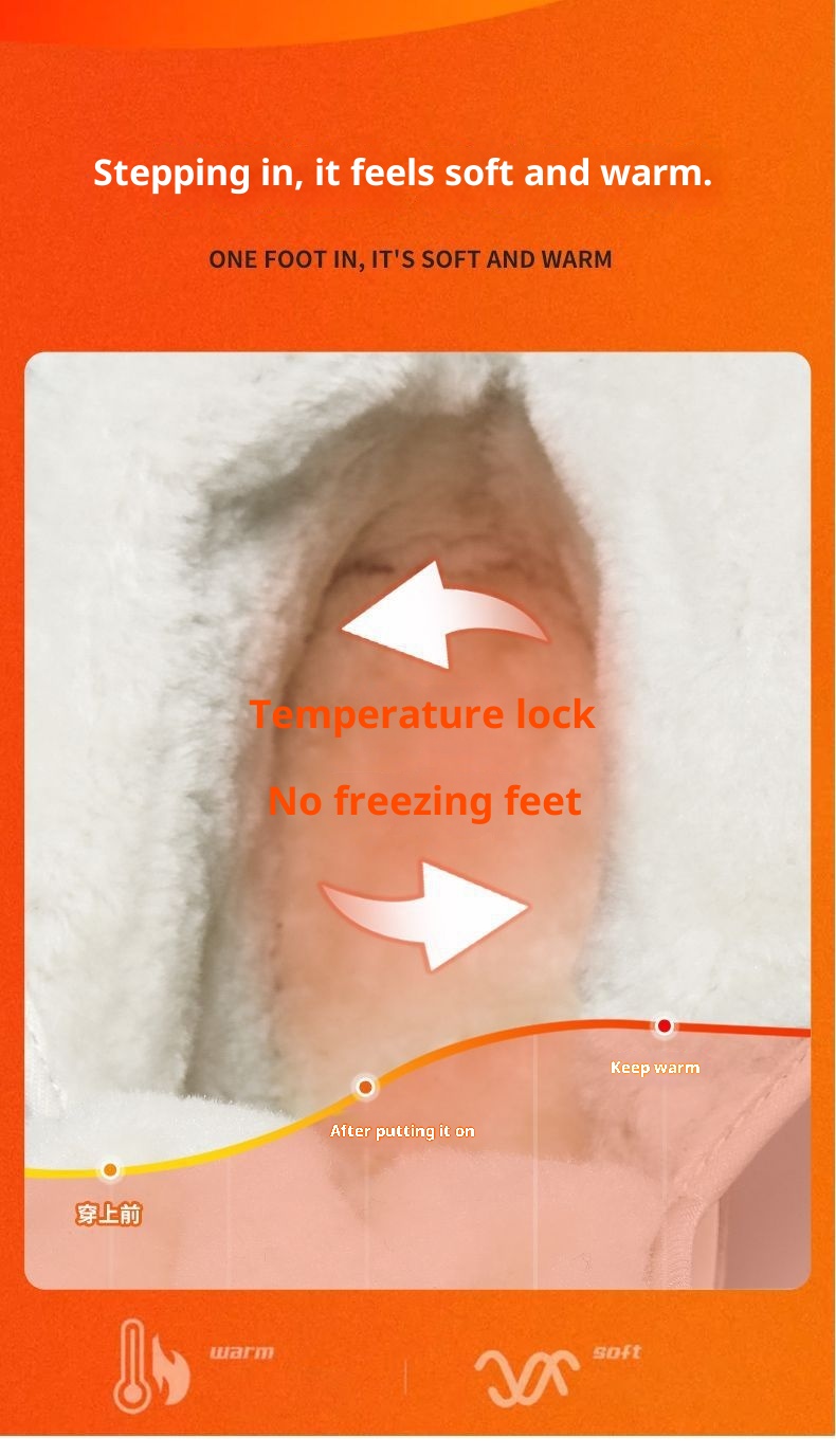 Zees Northeast Winter Boots For Women, Waterproof, Non-Slip, Warm, Fleece-Lined, Thickened, Comfortable, Outdoor Hiking, Snow_voghion.com