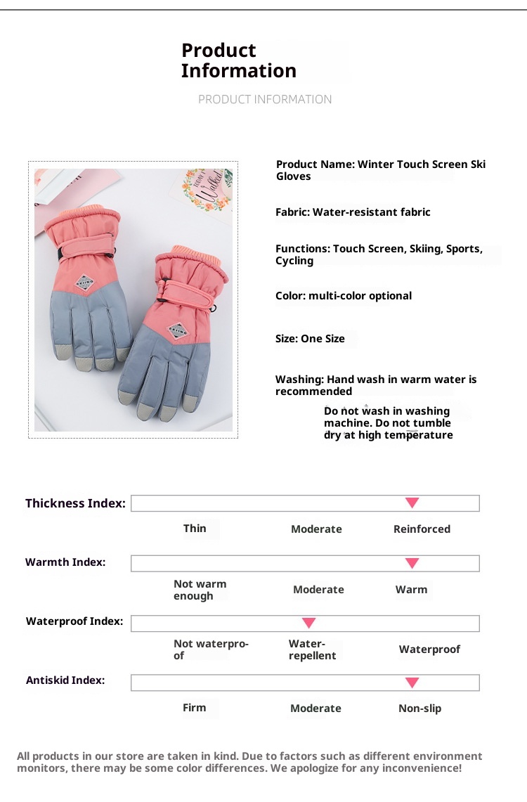 jongen Jongen Herfst Winter Ski Mannen Vrouwen Koppels Fietsen Sport Fleece Gevoerd Verdikt Winddicht Waterdicht Koudebestendig Touchscreen_voghion.com