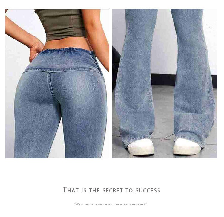 ChicShe Cross-Border European And American Sexy Peach Butt Jeans For Women, Tight Elastic Long Pants, Slimming Hip-Lifting_voghion.com