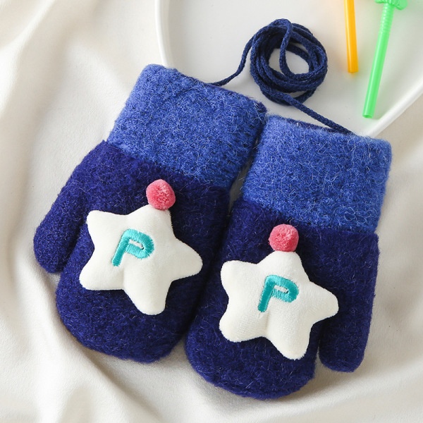 Gants chauds d'hiver pour hommes et femmes, imperméables au froid, en laine et velours tricotées, jacquard, pour la vente ambulante._voghion.com