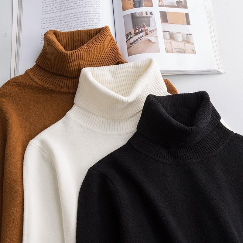 boy Boy Boy Boy Cross-Border Men's Knitted Warm Base Layer Slim Fit Half Turtleneck Korean Style Inner Wear Stylish Fuzzy Sweater Top_voghion.com