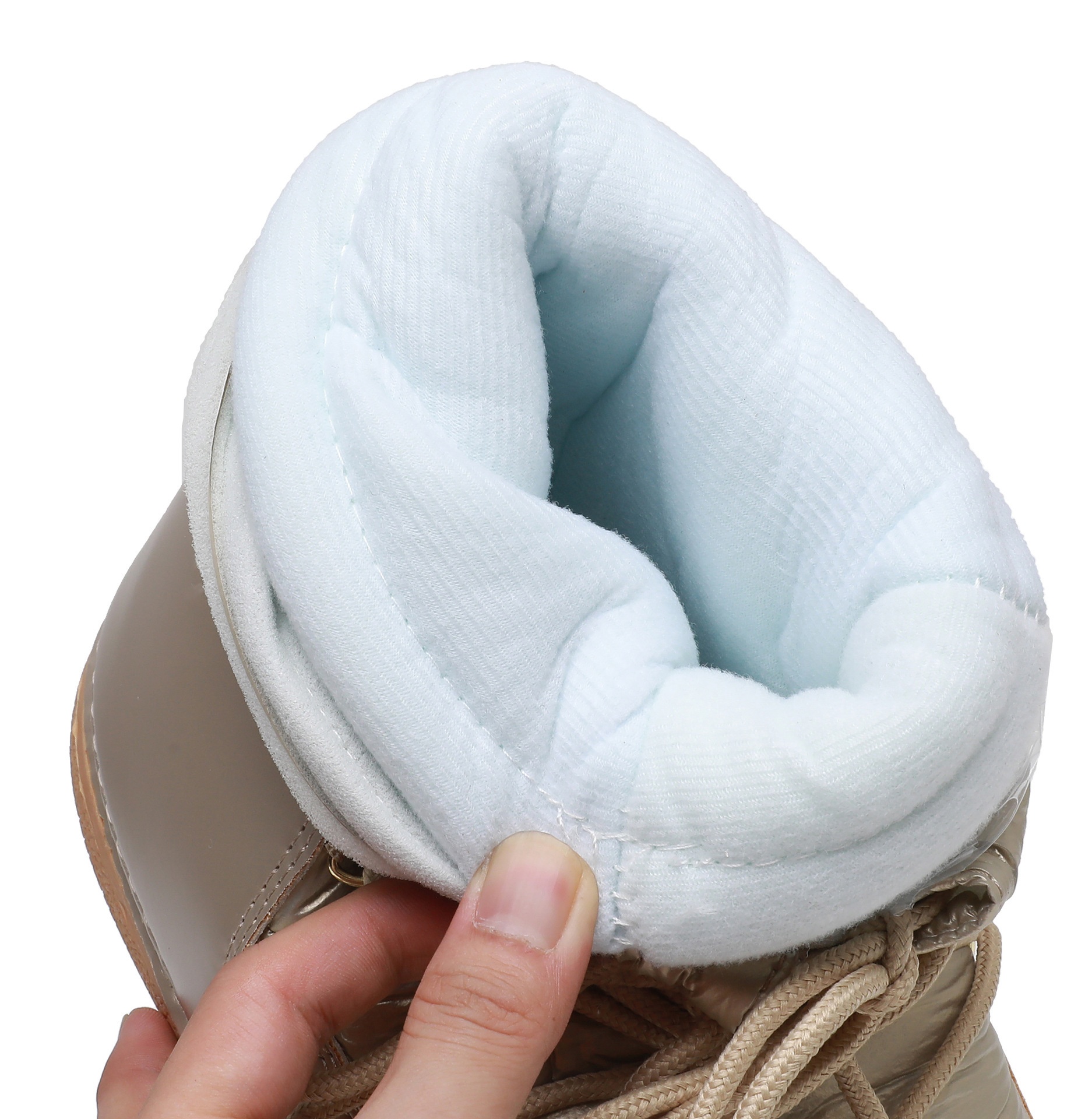 Zees Y029 Basic Waterproof Non-Slip Fabric Space 2025 New Short Thickened Warm Snow Boots Exported To Europe_voghion.com