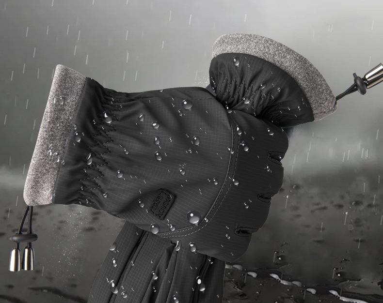 boy Boy Cycling Men Fleece Lined Thickened Warm Women Windproof Touchscreen Winter Electric Bike Gloves_voghion.com