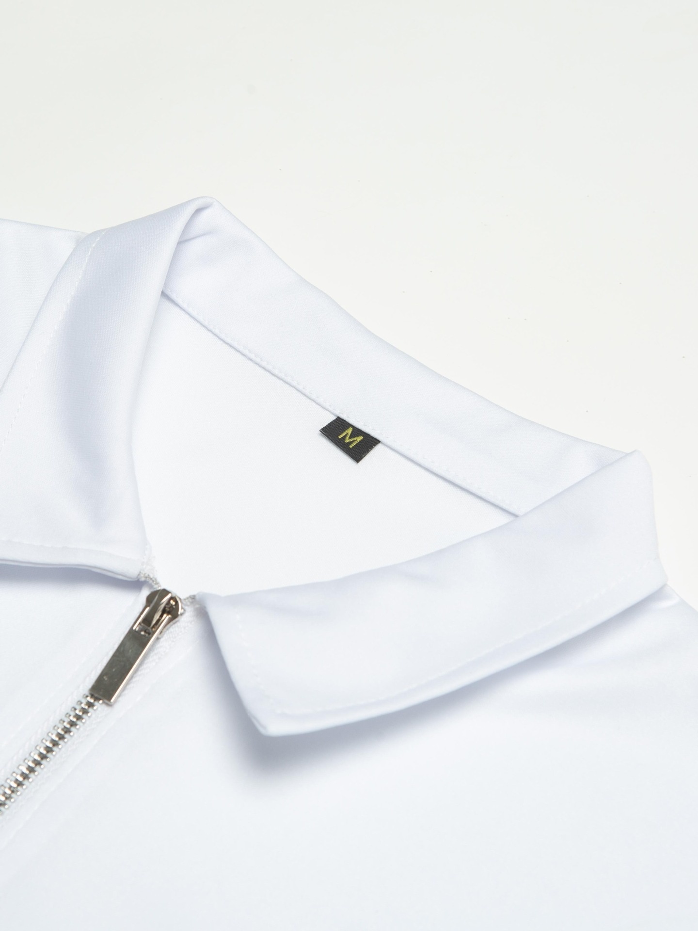 boy Boy Fashion Casual Golf Hiking Long Sleeve Solid Color Double Zipper Turn-Down Collar Sports Polo Shirt_voghion.com