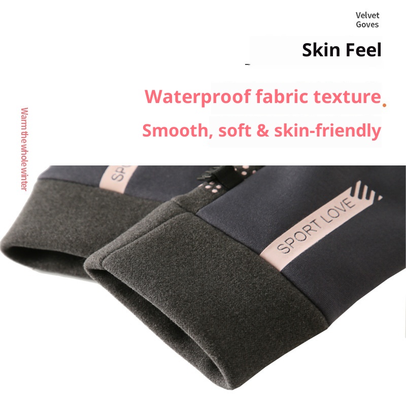 ragazzo Ragazzo Invernale Uomo e Donna, Foderato in Pile, Antivento, Resistente al Freddo, Touchscreen, Antiscivolo, Per Equitazione, Guida, Esterno_voghion.com