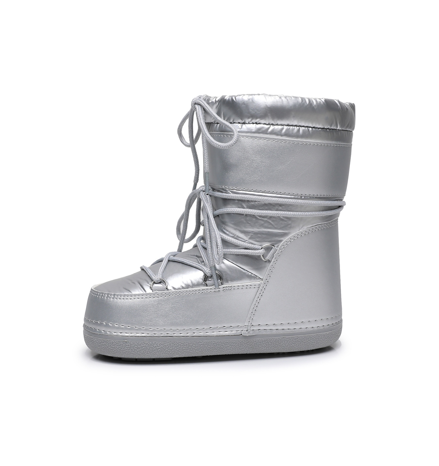 Zees Y029 Basic Waterproof Non-Slip Fabric Space 2025 New Short Thickened Warm Snow Boots Exported To Europe_voghion.com